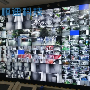 湖南某小區(qū)監(jiān)控中心4*5 46寸 3.5MM