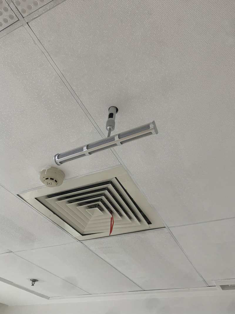 湖南某高校自適應(yīng)教學(xué)擴(kuò)聲系統(tǒng)(陣列吊麥擴(kuò)聲)(圖1) 湖南某高校自適應(yīng)教學(xué)擴(kuò)聲系統(tǒng)(陣列吊麥擴(kuò)聲)(圖1)